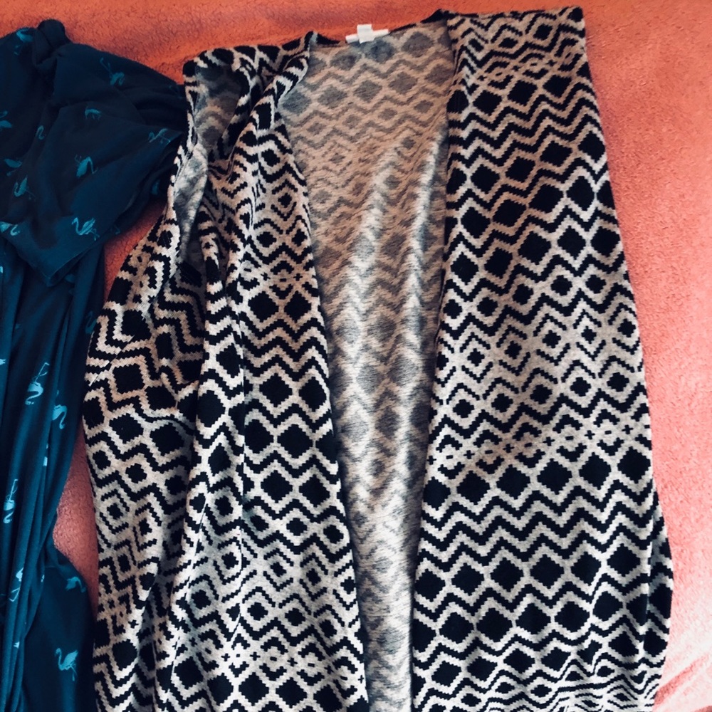 LuLaRoe Joy Long Vest Sz. L